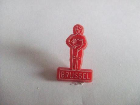 Brussel Manneke pis rood